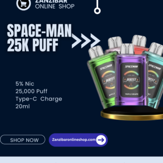 Spaceman 20K Puff - smart screen Quality Vape